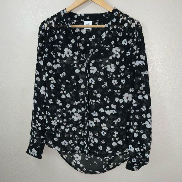 Cabi Delight Blouse Floral Top size S - Picture 7 of 9